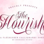 The Flourish Font - Fonte Grátis The Flourish Font