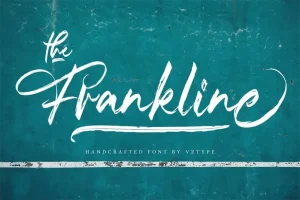 The Frankline Brush Font