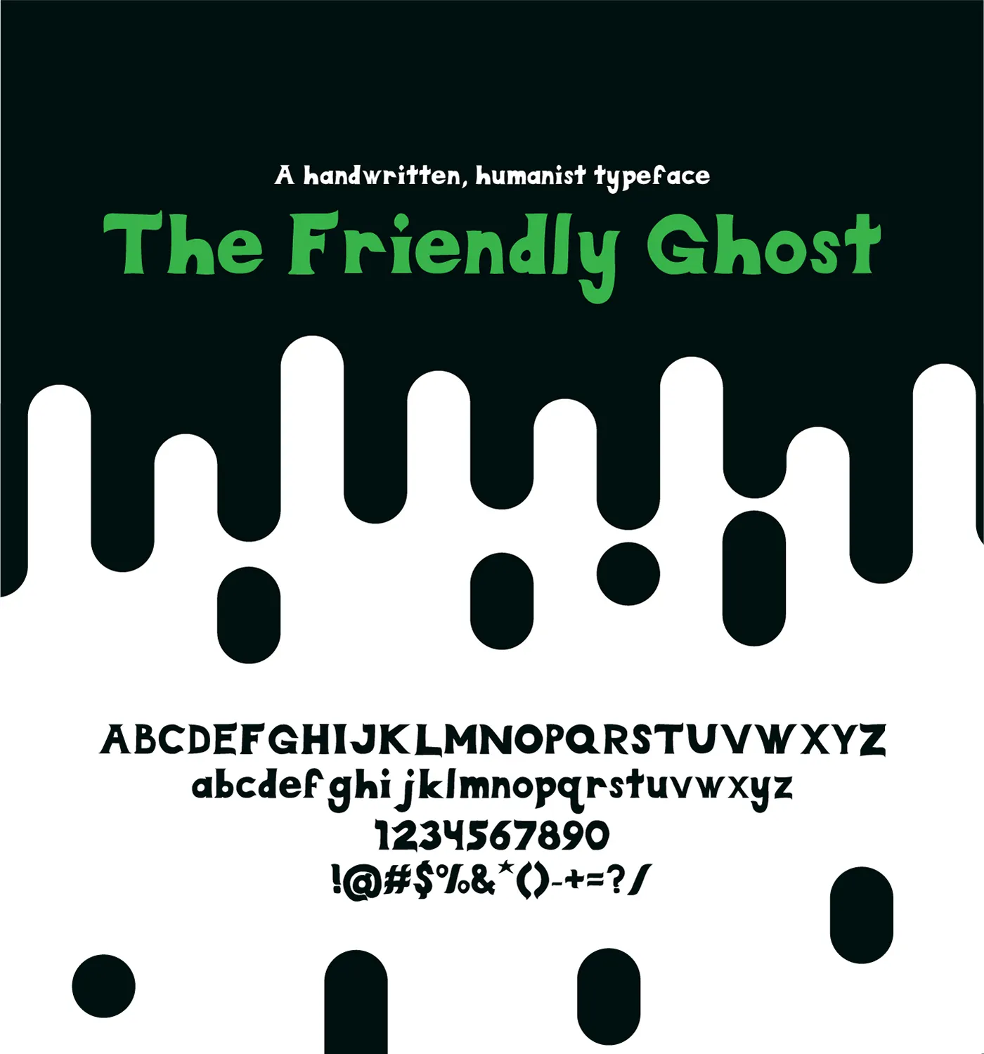 The Friendly Ghost Font