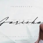 The Garisha Signature Font