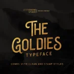 The Goldies Display Font