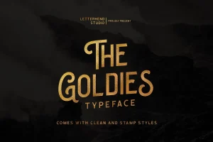 The Goldies Display Font