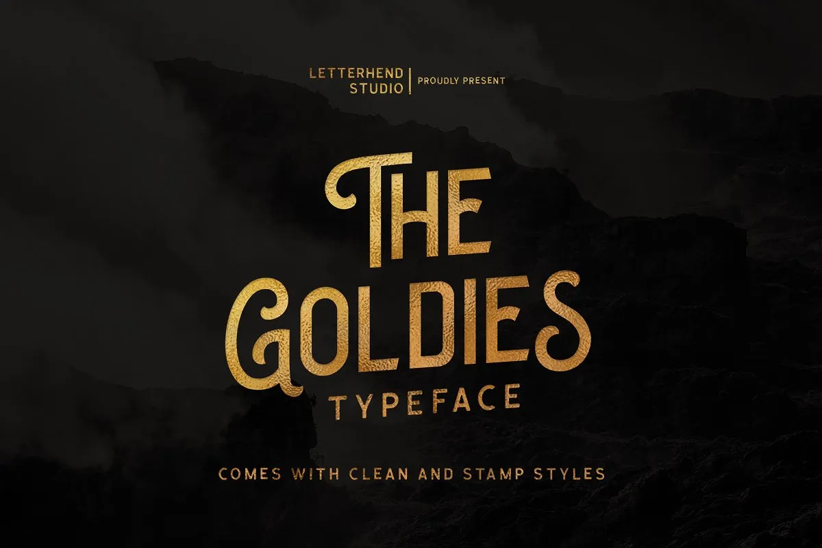 The Goldies Display Font