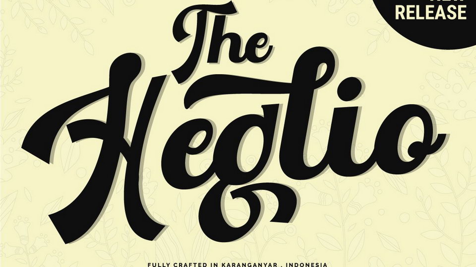 The Heglio Font › Fontesk