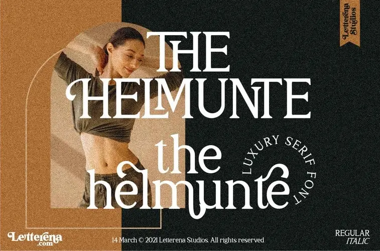 The Helmunte Serif Font