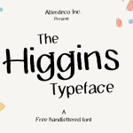 The Higgins Typeface