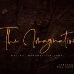 The Imaginations Handwritten Font
