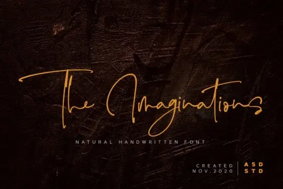 The Imaginations Handwritten Font