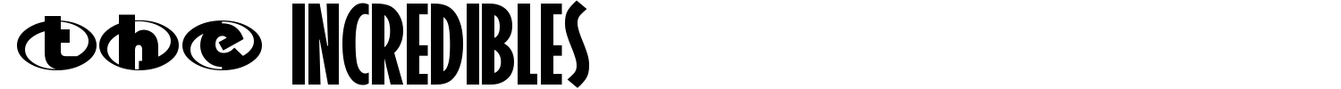 The Incredibles Font