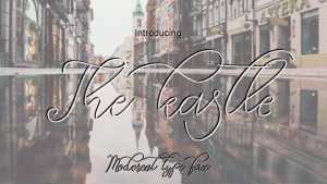 The Kastle Script Font › Fontesk