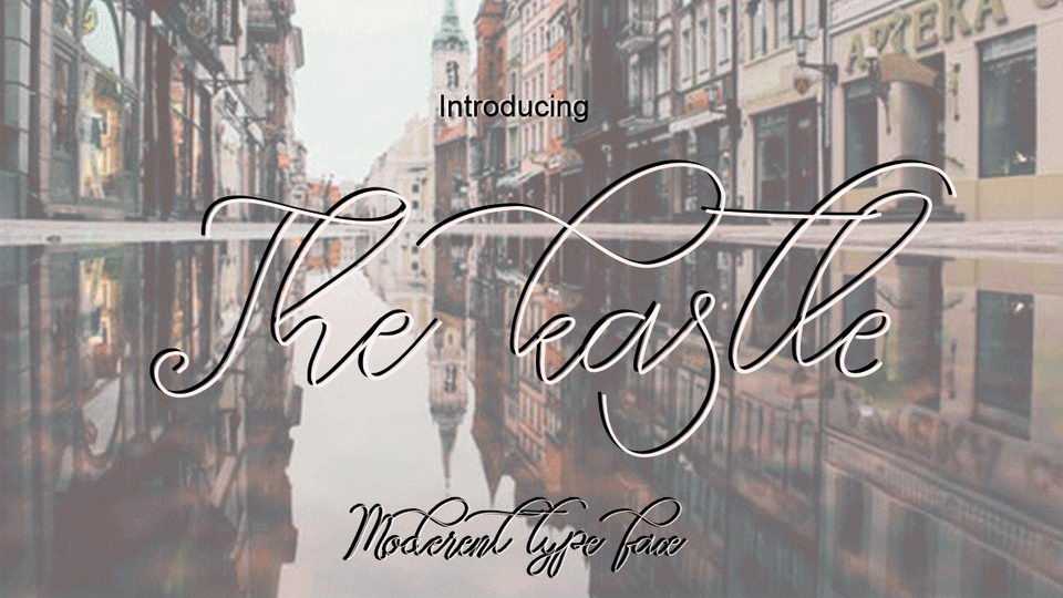The Kastle Script Font › Fontesk