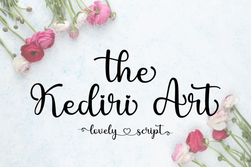 The Kediri Art Font