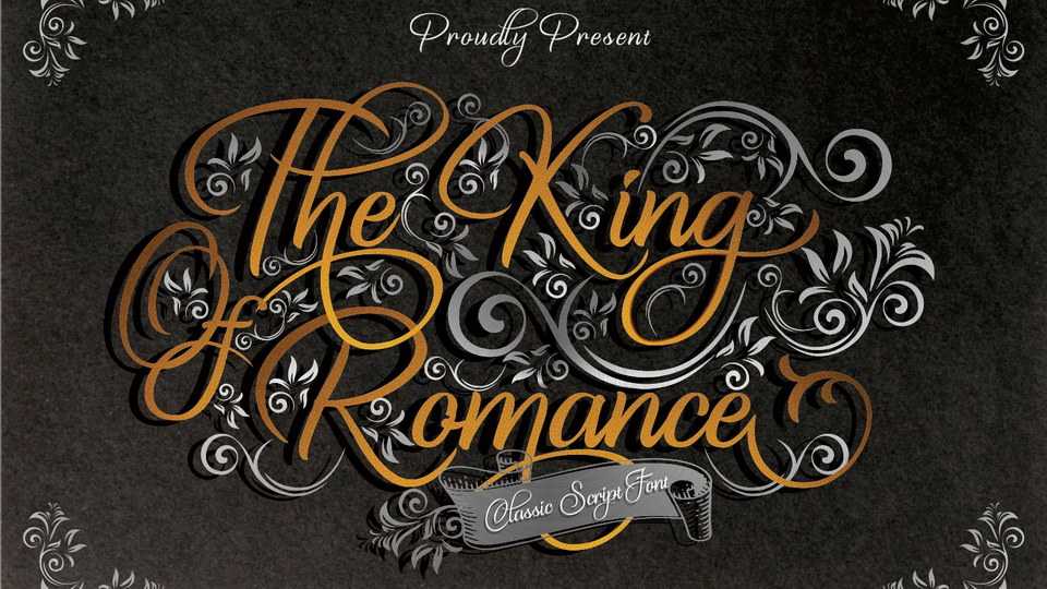 The King of Romance Font › Fontesk