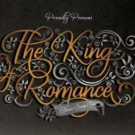 The King Of Romance Script Font