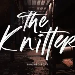 The Knitter Brush Font
