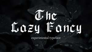 The Lazy Fancy Font › Fontesk