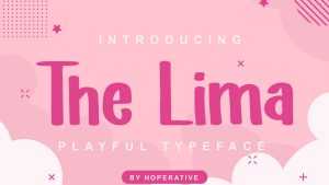 The Lima Font › Fontesk