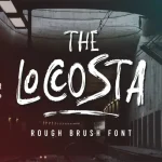 The Loccosta Brush Font