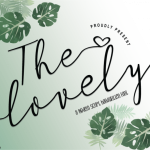 The Lovely Font