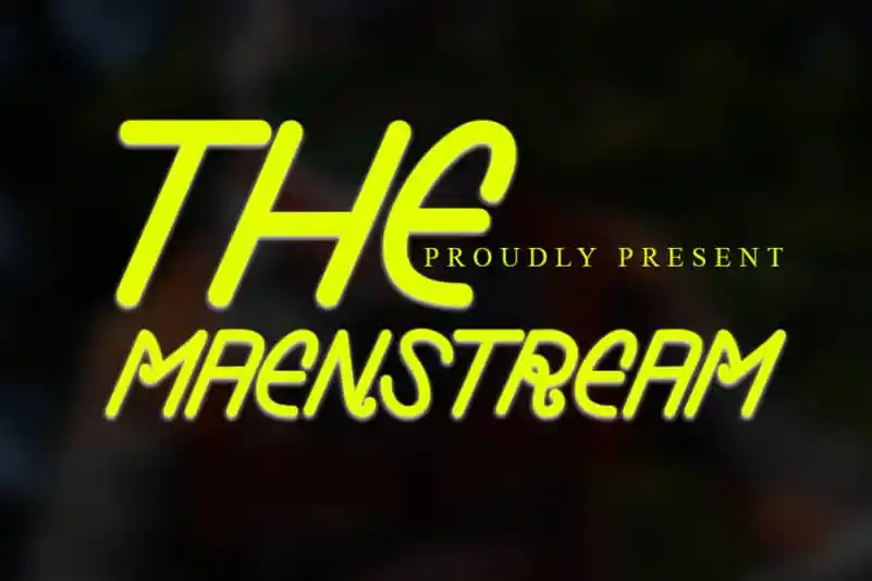 The Maenstream Display Font