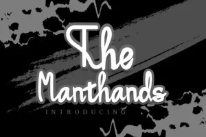 The Manthands Script Font