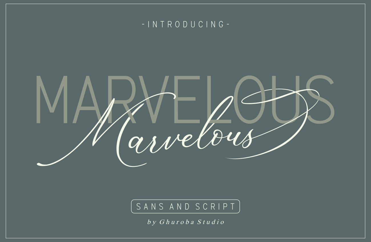 The Marvelous Font Duo