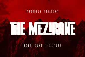 THE MEZIRANE Font