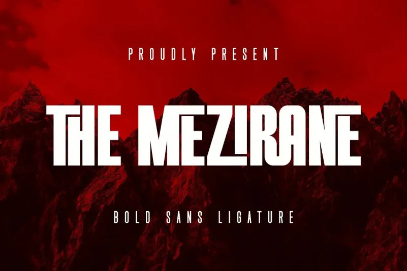 THE MEZIRANE Font