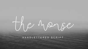 The Monse Script Font › Fontesk