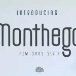 The Monthego Sans Serif Font