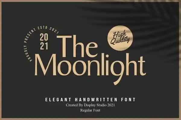 The Moonlight Sans Serif Font