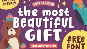 The Most Beautiful Gift Font › Fontesk