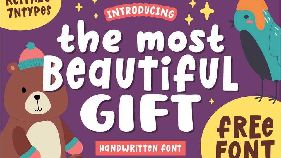 The Most Beautiful Gift Font › Fontesk