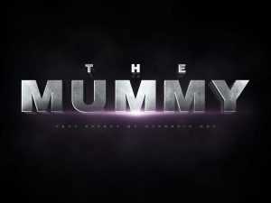 The Mummy Cinematic 3D Text Effect (PSD)