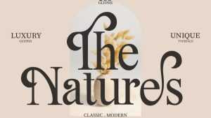 The Natures Font › Fontesk