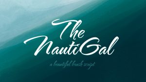 The Nautigal Script Font › Fontesk