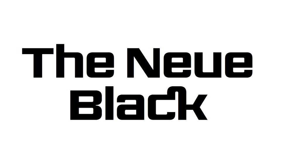 The Neue Black Font › Fontesk