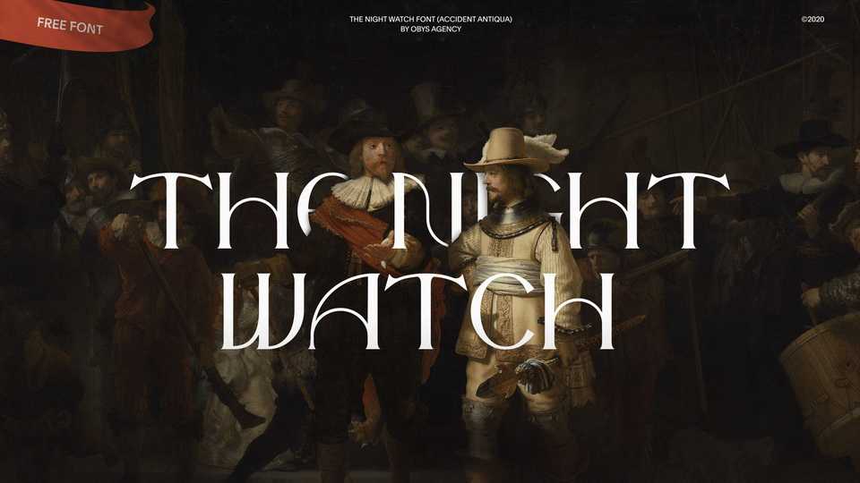 The Night Watch Font › Fontesk