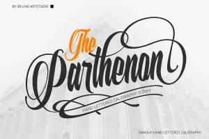 The Parthenon Script Font