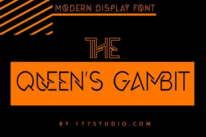 The Queen's Gambit Font