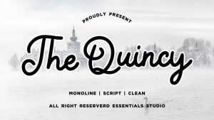 The Quincy Font › Fontesk