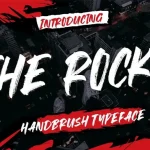 The Rocky Brush Font