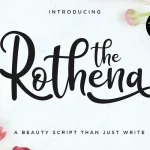 The Rothena Script Font