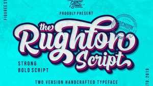 The Rughton Script Font › Fontesk