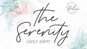 The Serenity Font › Fontesk