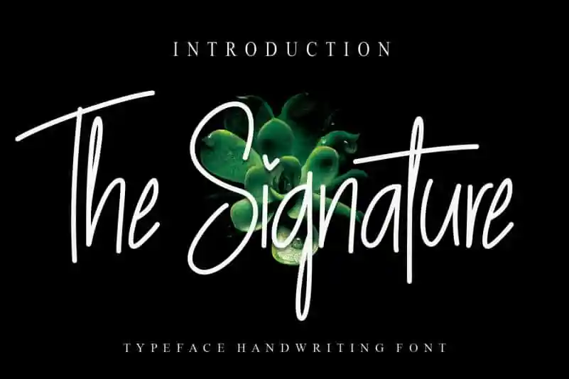 The Signature Handwritten Font