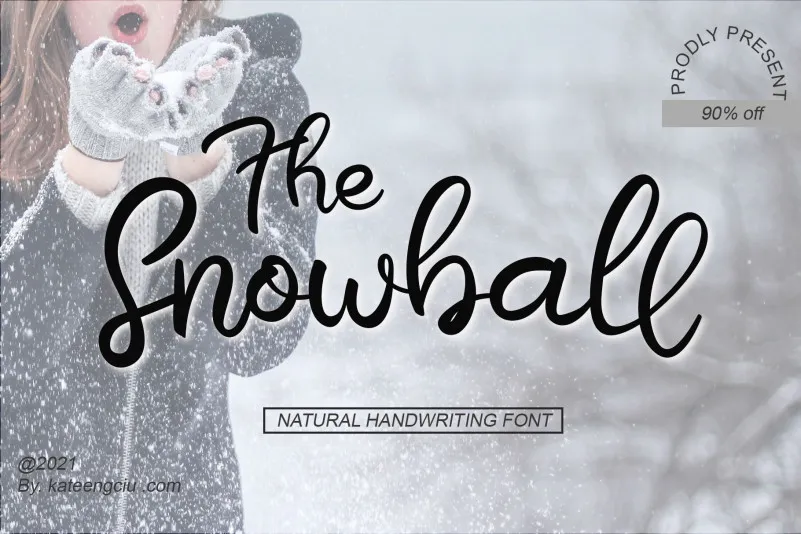 The Snowball Script Font