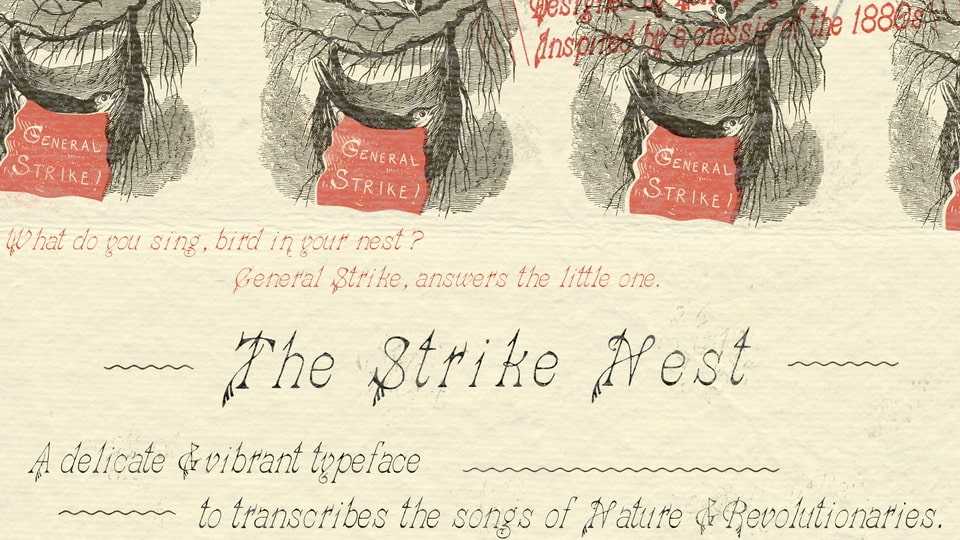 The Strike Nest Font › Fontesk