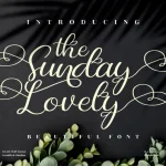 The Sunday Lovely Font
