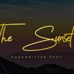 The Sunset Font